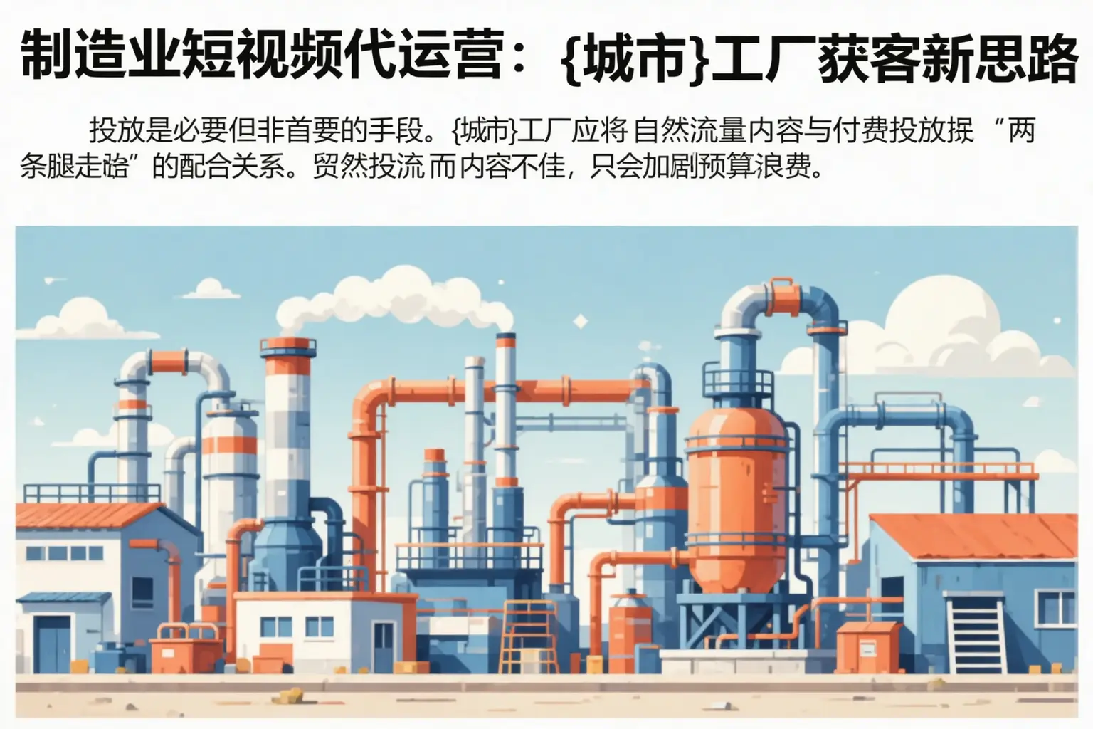 制造业短视频代运营：华阴工厂获客新思路